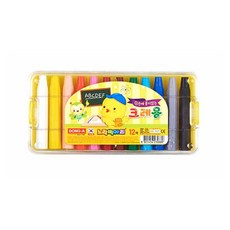 동아 노랑병아리 크레파스 12색, 단품, 단품