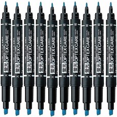 제브라 옵텍스 케어 형광펜 WKCR1 + 사은품(모닝 3색), 10개, 블루(BL)