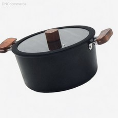 키친아트 우드핸들 인덕션 양수냄비 24cm 홈쿡 주방기구, 상세페이지 기재
