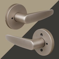 (락이록이) AGMT 두꺼운문 방문손잡이 45~60mm용, 1개, 그레이