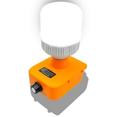 Dewalt 20V 배터리용 무선 LED 작업 조명 실내 실외 작업 현장 조명용 12W 1300LM LED 전구 손전등 5500-6500K, Dewalt 20V 배터리용 무선 LED 작업 조명,