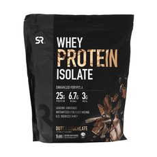 스포츠리서치 웨이 프로틴 아이솔레이트 단백질 보충제 더치 초콜릿 글루텐 프리, 1개, 2.27kg
