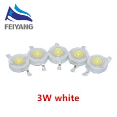 200 개/몫 진짜 원래 Epistar 칩 3W 화이트/따뜻한 화이트/레드/옐로우/블루/그린 LED 전구 다이오드 램프 비즈 전자 부품 액세서리 소스, Red