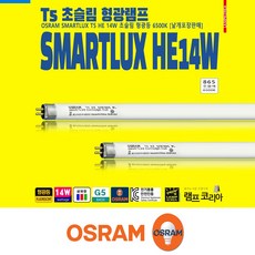 오스람 OSRAM HE 14W T5 초슬림 삼파장 형광 간접 조명등 [2개 묶음단위 판매], 2개, 주광색