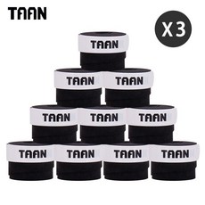 테니스 오버그립 땀 흡수 오버 밴드 테이프 배드민턴 땀흡수, 1개, 블랙 드라이 흡습 하프 30개 TW800