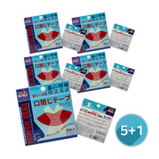 깊은 잠 편한 호흡 부드러운 입술테이프 30P, 6개