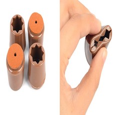 하노빅 의자캡 긁힘방지패드, 사각-소, 1