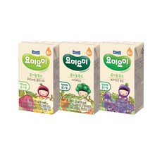 요미요미 유기농주스 125ml 레드비트골든사과8+보리당근포도8+야채믹스8 (총24팩), 1세트