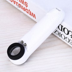 手持LED放大鏡 40倍高倍率 顯微鑑定 迷你便攜 古董珠寶古玩閱讀放大鏡, 1個