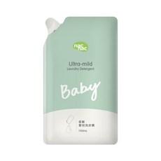 nac nac 低敏嬰兒洗衣精補充包 1100mL 溫和配方, 1個, 【新款】 低敏補充包 / 1100mL, 1.1L