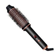 에어브러시 웨이브 롤 프리볼트 빗 토크 로즈 드라이기, 블랙골드 110V 미국 플러그, 기본 모델명/품번
