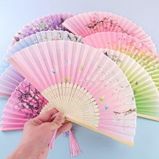 古風扇子 復古摺扇 中國風漢服舞蹈扇, 1個, 摺扇混搭10把
