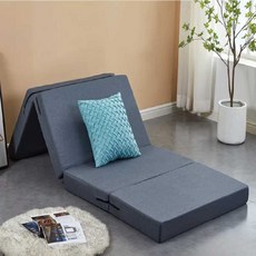 손님용 접이식 토퍼 1인용 매트리스 두꺼운 바닥용 1. 진그레이8cmx60cmx200cm, 13. 연한블루8cmx70cmx190cm