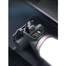 LED 충전식 초고휘도 방수 캠핑 등산 낚시 배터리 수명 100시간 스포츠 레져용, 1개, D_백색 레이저 P100 안전모