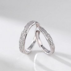 여성 남성 고급 패션 우정 링 반지 주얼리 커플링