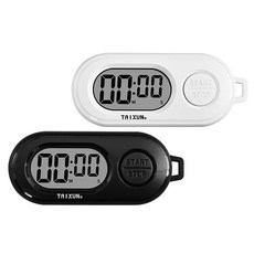 초시계 초소형 타이머 공부 타임타이머 휴대용 디지털, 1개, 블랙