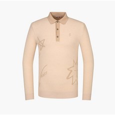 까스텔바작 남성 골프 니트 가디건 스트레치 심플 필드룩 아트웍 카라 니트BGASSW003BEDJDH5550478