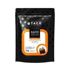 타코 복숭아맛 아이스티 파우더 1kg 에이드 분말, 1개, 1개입
