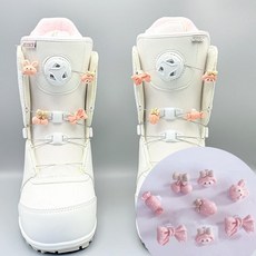 1+1] 스키 스노보드 신발 장식 / 귀여운 인형 키링 고리, 1개, 스트로베리 걸 시리즈 8개