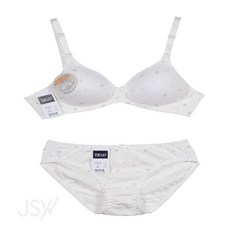 웍스비 몰드 노와이어 주니어 3단계 A컵 브라팬티세트 주니어브라