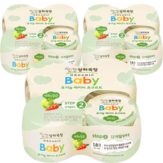 상하목장 유기농 베이비 요거트 사과 당근, 1개, 85g