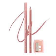 클리오 벨벳 립 펜슬 기획세트 (본품+샤프너 구성), 012 블러쉬핑크, 1.45g, 1개