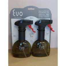 啵比小舖現貨美國 EVO Oil Sprayer 玻璃噴油器，健康控油，廚房好幫手, 2個, 綠色 8 盎司-"塑膠瓶"二入(套裝), 532ml