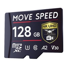MOVESPEED B300 170MB/s TF카 메모리카드 고속 마이크로 SD카드 대용량 공용 저장카드 Switch 게임기/카메라/드론/블랙박스 호환, 1개, 128GB