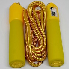 부담없는 자동카운터 인공지능 초등학생 학교준비물 경량 가벼운 줄넘기 95432ea 1(ea), 노랑