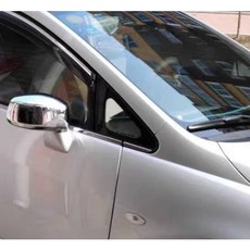 【車王汽車精品百貨】日產 Nissan Tiida 後視鏡蓋 倒車鏡蓋 後視鏡貼 方向鏡貼 裝飾蓋 後視鏡飾條, 1個