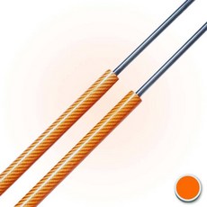 트렁크 쇼바 호환 쇽업쇼바 댐퍼 리프트 스트럿 바 BMW 3 투어링 E91 Estate 2005-2012 543mm 리어 테일게이트 부트 가스 스프링 지지대, Orange Carbon Fiber