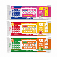 i-HOME 家用清潔去污濕紙巾 升級版 88抽 加量包, 1個, 88張