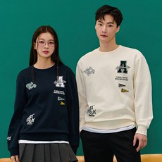 [체이스컬트] (본사직영)공용 키치 아트웍 맨투맨 티셔츠-EARU5114B04