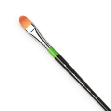 수채화 붓 전문가용 인조 화구용 포크 아트 붓 미술용 필버트 그리기 페인팅 982 아크릴 유화 핸드 납작