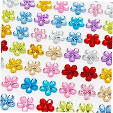 꾸미기 메이킹 큐빅 비즈 스티커(꽃), 본상품