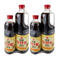 샘표 진간장 금F3, 2.2L, 2개