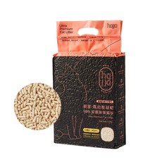 Hojja 賀家 99% 高效凝結除臭抑菌豌豆砂 2.5KG, 1個, 米粒型,單包(超取限一包)