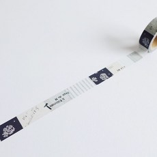 Yohaku 和紙膠帶 CHECK & STRIPE 原創系列, 1個