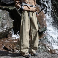 工裝三合一可脫卸抓絨內膽沖鋒褲 男女同款運動戶外三防工裝長褲 男休閒保暖加絨長褲