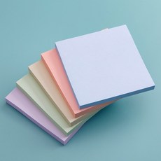 莫蘭迪色便利貼 便條紙 學生辦公書寫記事備忘錄, 1個, 莫蘭迪便利貼 / 隨機 /1本