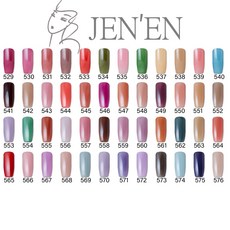 JEN’EN凝膠指甲油，多種時尚色彩，持久亮麗美甲, 559, 1個
