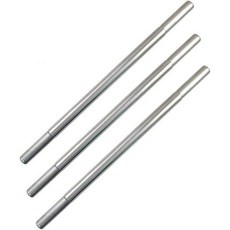 골프 클럽 확장 스테인리스 샤프트(각 패키지에 3개씩 포함), silver, extension rod