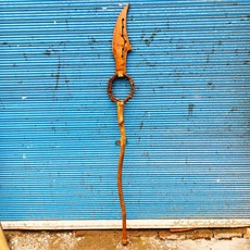 Cosplay 權杖 手杖 cos道具 拍照 瑤原皮法杖 瑤鹿靈守心法杖武器, 1個, 1.6高不帶樹葉藤蔓, 1.6高不帶樹葉藤蔓