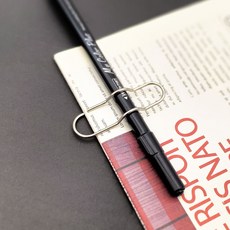 잘팔아스토어 펜꽂이 클립 실버 볼펜꽂이 펜케이스 펜꽂이클립 볼펜홀더 노트 문구클립 판촉물