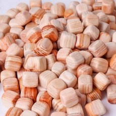 놀이 블록 피톤치드 우드 나무 나무조각 편백 큐브, 1개, 상세페이지 참조