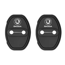 스코다 자동차 실리콘 도어락 커버 보호 캡 스티커 라피드 옥타비아 코디악 파비아, 1. 2pcs, 1개