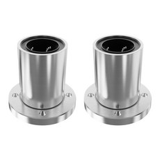 Skweaert 2PCS LM8UU 선형 볼 베어링 8mm 보어 다이아 15mm OD 길이 24mm 양면 고무 씰 레일CNC 3D 프린터용, LMF25UU Size, 2