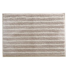 유얼홈 스트라이프 발매트 욕실 주방 화장실 현관 매트, 베이지40*60, 1개