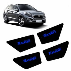 올뉴투싼 도어캐치 LED 플레이트 4개 자동차 액세서리 조명 패널 센서 스위치 장비, 본상품