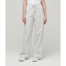 [무신사스탠다드] WOMAN 우먼즈 플랫 테리 와이드 라운지 스웨트 팬츠 [오트밀]